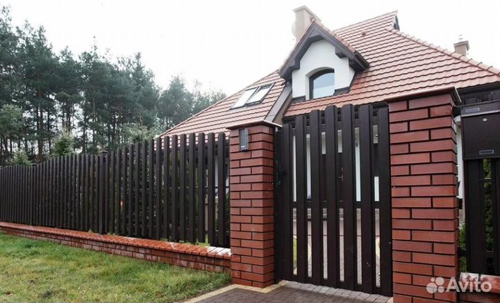 Забор металлический цена быстро