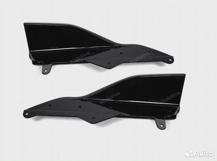 Лезвия порогов BMW M2 G87 M-Performance черные