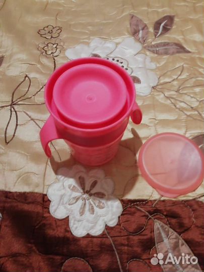 Тарелка и стаканчик не проливайка Philips Avent