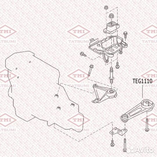 Tatsumi TEG1110 Опора двигателя