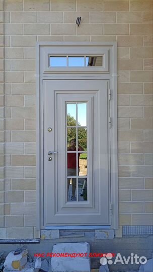Тёплая дверь входная с установкой