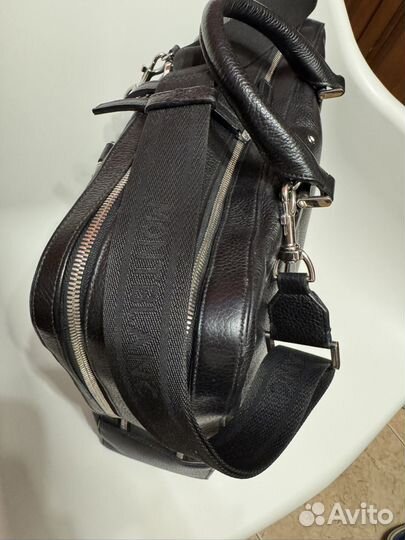 Мужской кожаный портфель Montblanc