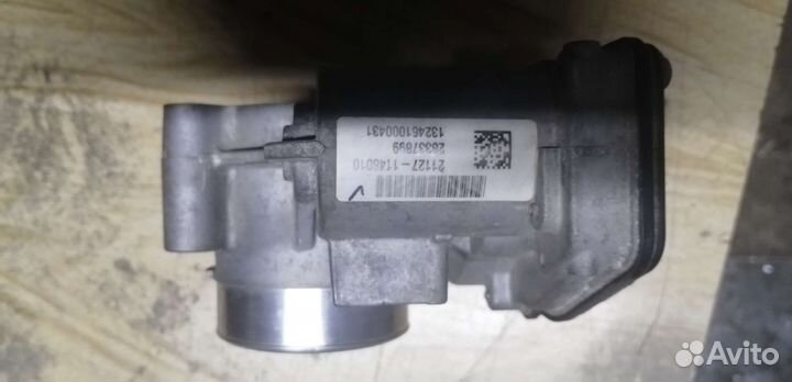 Дроссельная заслонка, педаль газа, priora