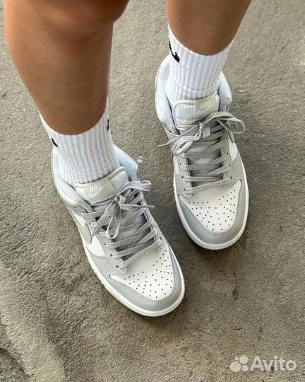 Кроссовки Nike ab dunk low grey 36-45