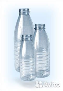 Бутылка пластиковая с широким горлом