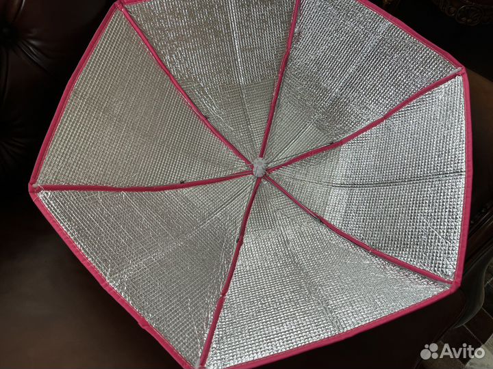 Складной зонтик холодильник для пляжа