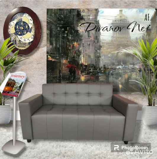 Диван офисный Бизнес Classics Grey