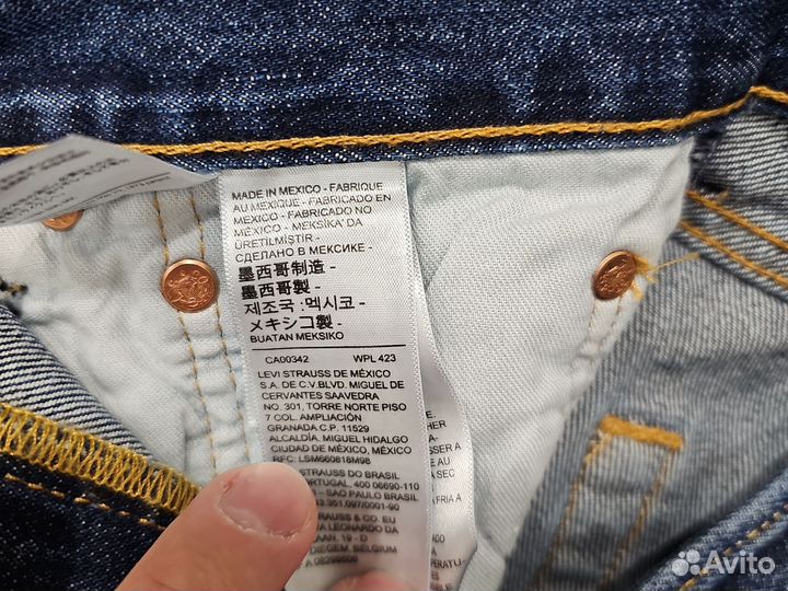 Джинсы Levi’s 501 W30 L32 made in Mexico