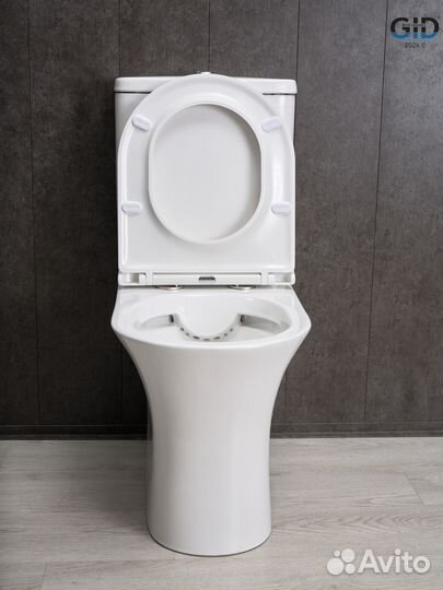Унитаз напольный безободковый Gid Tn2126