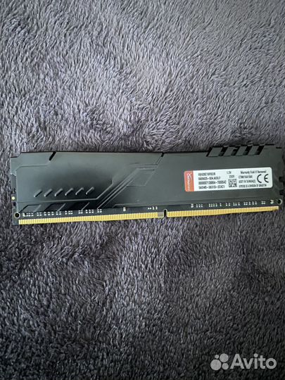 Оперативная память ddr4 HyperX fury 8gb 2666