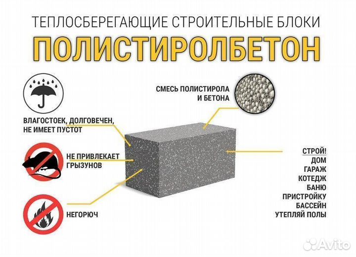 Блок строительный