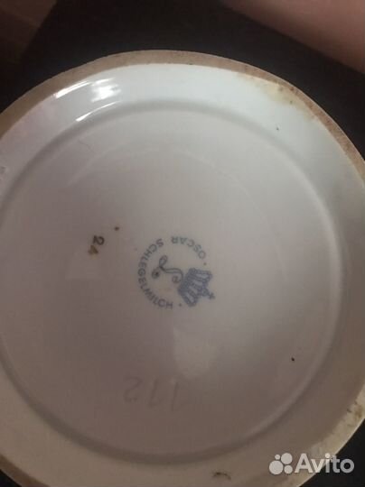 Чайник заварочный фарфоровый гдр