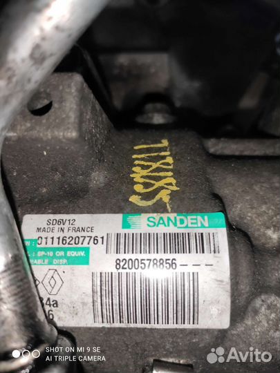 Компрессор кондиционера renault/nissan
