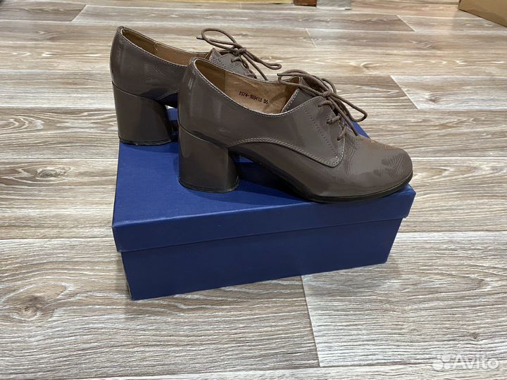 Туфли бу 35/36 натуральные