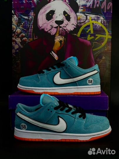 Кроссовки Nike sb dunk low club 58 gulf