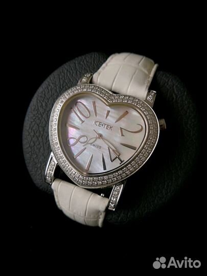 Ice tek diamond heart watch hot sale