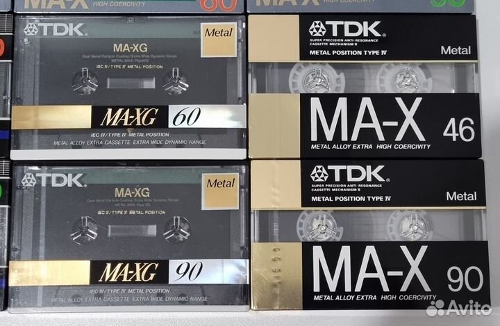 Кассеты TDK MA MA-X MA-XG для коллекции