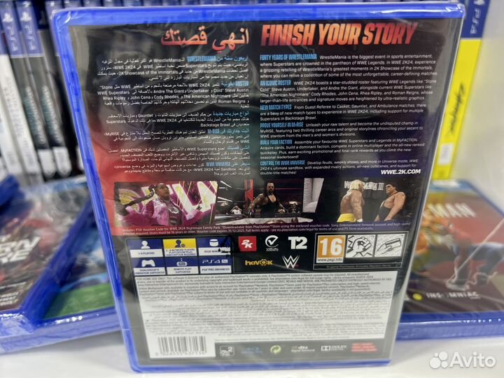 Диск PS4 / WWE 2K24 / Новый