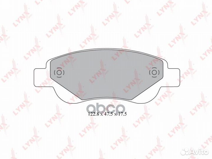 Колодки тормозные дисковые перед BD6103