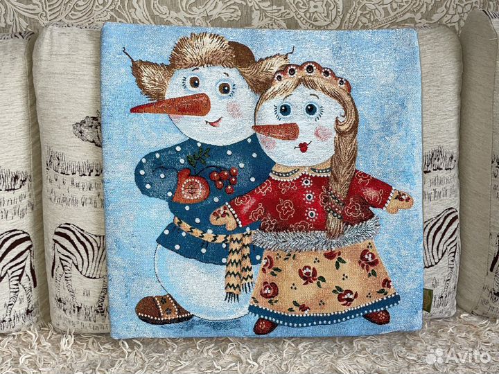 Наволочка декоративная гобелен 50х51