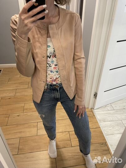 Кожаный пиджак