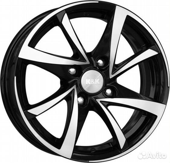 K&K Игуана : 6,5x16 5*110 Et:40 Dia:65,1 алмаз чер
