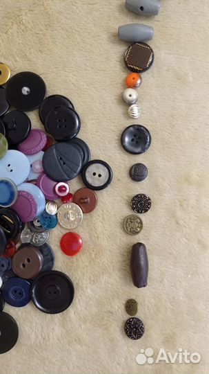 Пуговицы советские россыпью