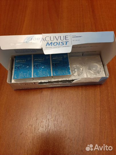 Линзы контактные однодневные acuvue -0,75