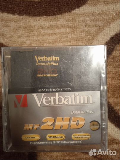 Дискеты verbatim mf 2hd 10шт