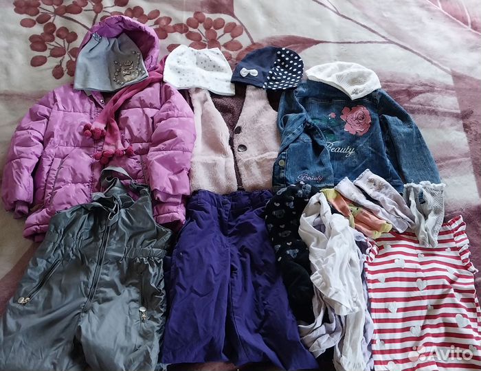 Вещи пакетом на девочку 4-5 лет