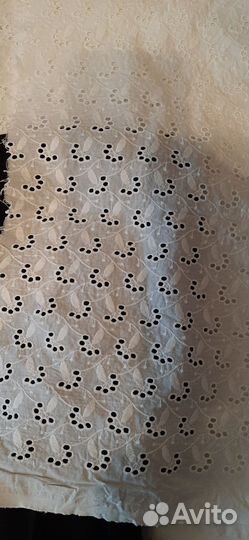 Ткань шитье хлопок, прошва, кружево, подплечники