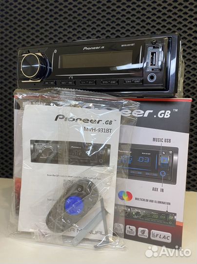 Автомагнитола pioneer 1 din с bluetooth