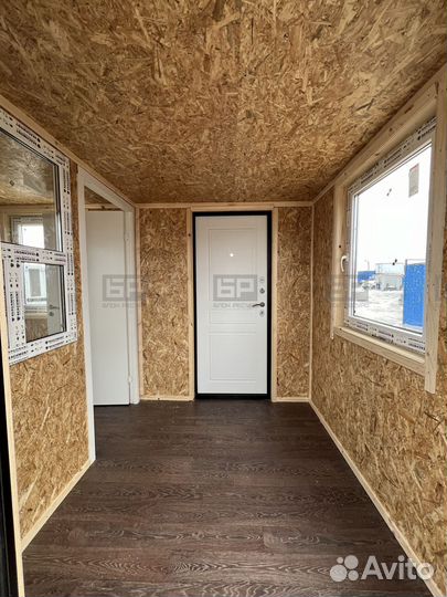 Бытовка вагончик пост охраны проходная в OSB