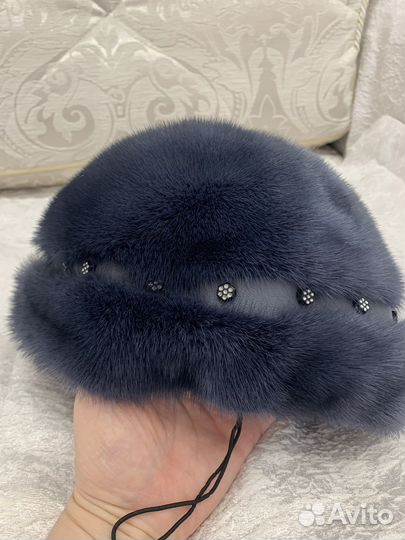 Шапка норковая женская бу