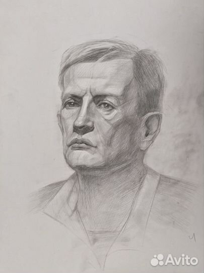 Портрет по фото карандашом