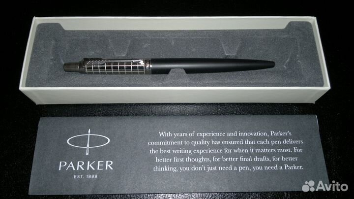 Ручка Parker Jotter Premium Bond Street Black Grid