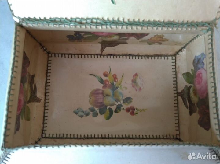 Красивая винтажная шкатулка из СССР