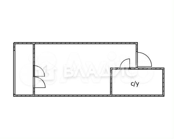 Квартира-студия, 24,3 м², 7/21 эт.