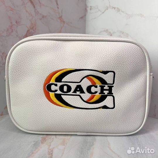 Сумка женская Coach белая новая