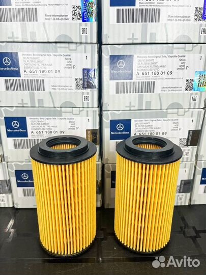 Масляный фильтр Mercedes-Benz A6511800109