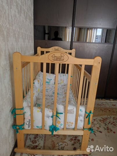 Бортики в детскую кроватку бу