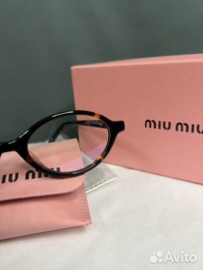 Очки Miu Miu леопардовые librarian core