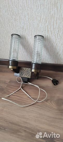 Винтажный светильник настенный бра 50-60 гг