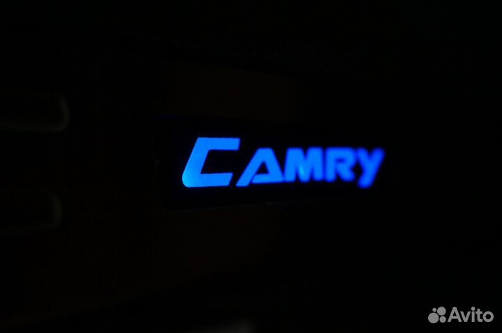 Накладки на пороги Toyota Camry 40
