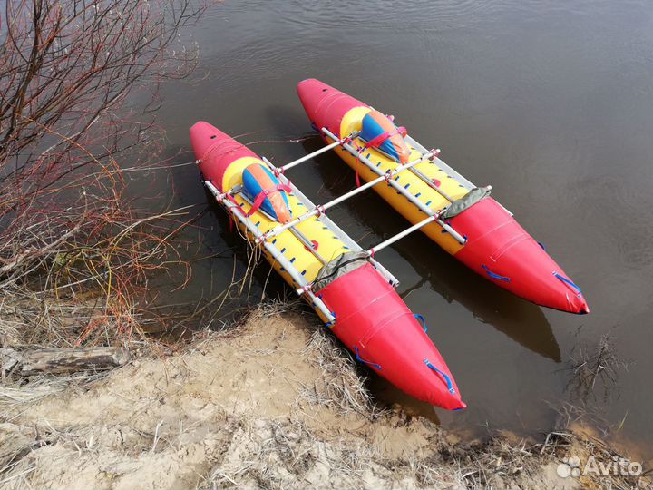 Катамаран пвх для водного спорта и рама