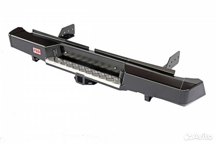 Бампер риф задний Mitsubishi L200 2015+ с фаркопом