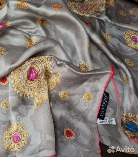 Шелковый платок 95 mantero оригинал италия