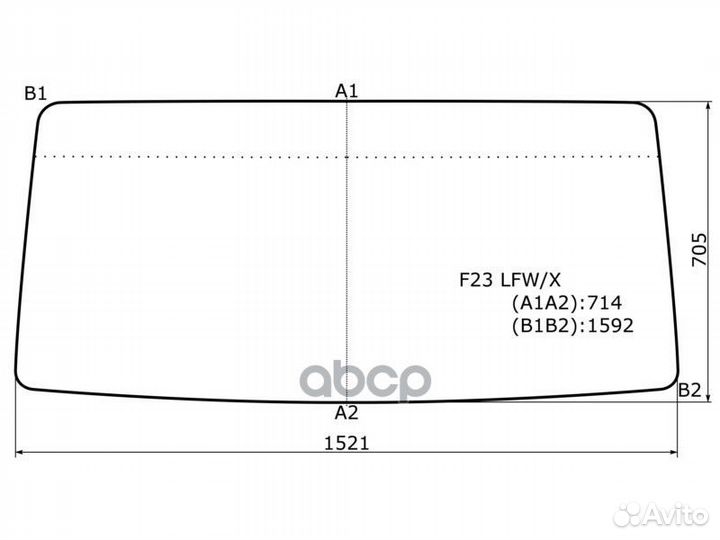 Стекло лобовое в резинку nissan atlas truck 92