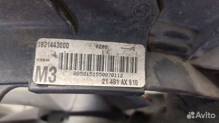 Вентилятор радиатора Nissan Note E11