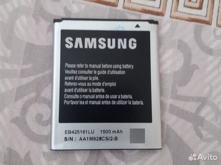 Аккумулятор для телефона samsung